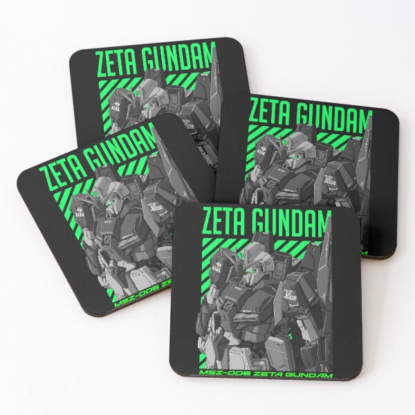 Item preview, MSZ-006 Zeta Gundam full colour black white neon VECTOR art  designed and sold by sabartgunpla.