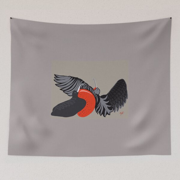 Item preview, Magnificent Frigatebirds Dancing designed and sold by TinaJostDesigns.