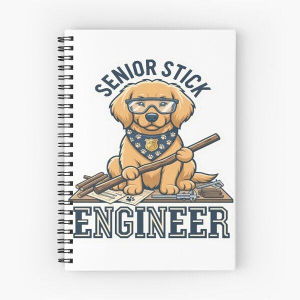 Item preview, Senior Stick Engineer – Funny Golden Retriever Dog Lover Design designed and sold by ClaussShop.