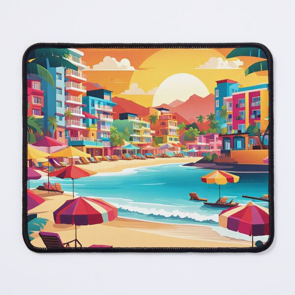 Item preview, Beach Resort designed and sold by Artnovalty.redbubble.com.