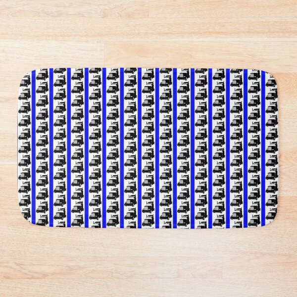 Item preview, Semi Truck Safety Blue Stripe designed and sold by The Hook Up Towing & Recovery.