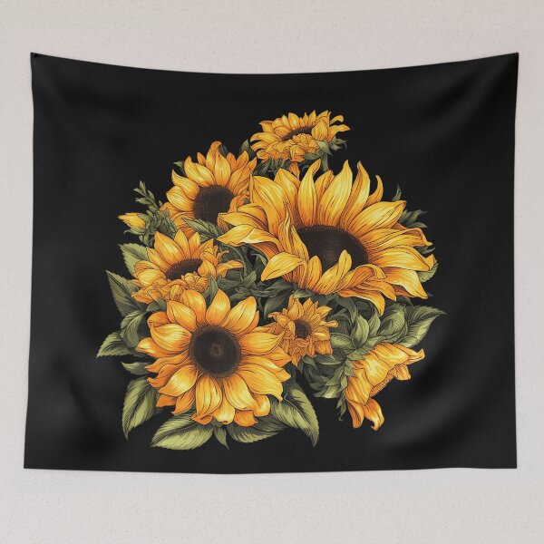 Item preview, Sunflower Bouquet Floral Nature Lover Summer Gift designed and sold by BrockmeyeSB.