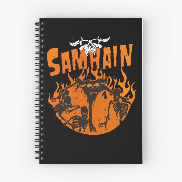 Item preview, Samhainn Skull Skeletons Demon Fire Halloween  designed and sold by HollyBellArtSte.
