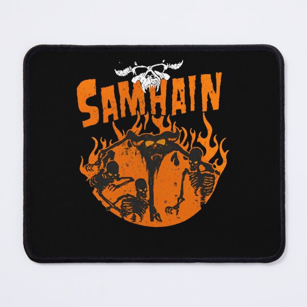 Item preview, Samhainn Skull Skeletons Demon Fire Halloween  designed and sold by HollyBellArtSte.