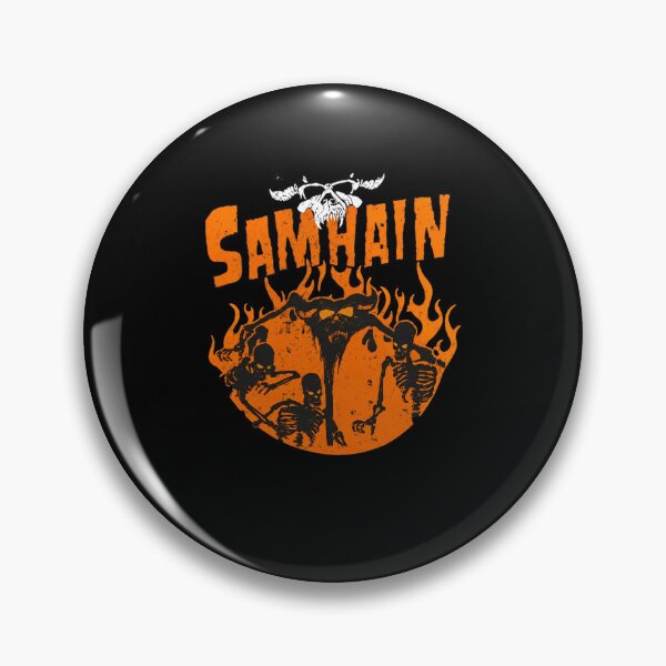 Item preview, Samhainn Skull Skeletons Demon Fire Halloween  designed and sold by HollyBellArtSte.