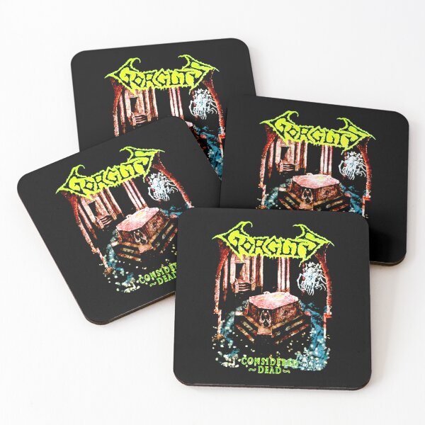 Item preview, Green Yellow Typography Death Metal Silhouette designed and sold by DeadTired666.