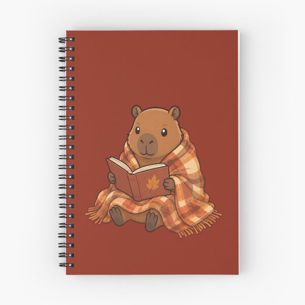 Item preview, Autumn Capybara Reading a Book designed and sold by Ivy-Triggs.