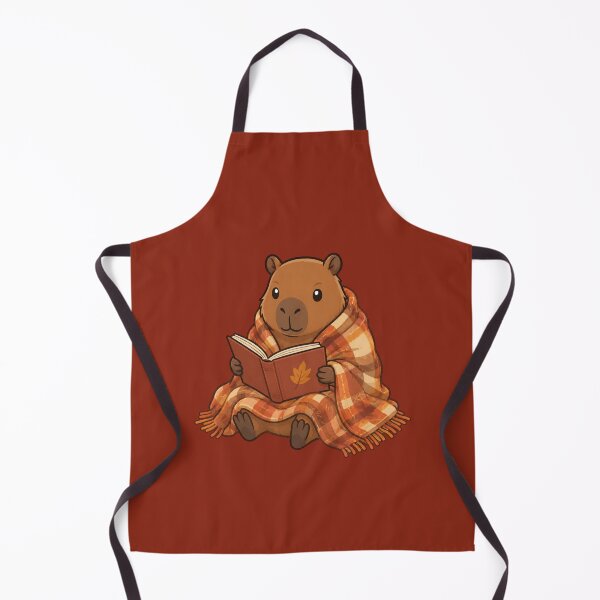 Item preview, Autumn Capybara Reading a Book designed and sold by Ivy-Triggs.
