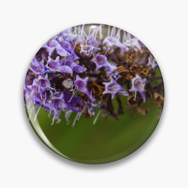 Item preview, Vibrant Purple Flower with Green Foliage in Natural Outdoor Setting designed and sold by Nmallia.
