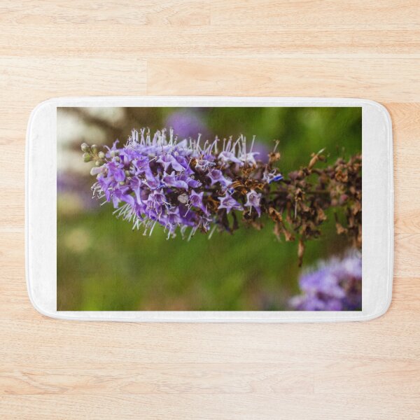Item preview, Vibrant Purple Flower with Green Foliage in Natural Outdoor Setting designed and sold by Nmallia.