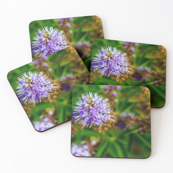 Item preview, Vibrant Purple Flower with Green Foliage in Natural Outdoor Setting designed and sold by Nmallia.
