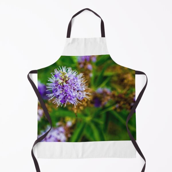 Item preview, Vibrant Purple Flower with Green Foliage in Natural Outdoor Setting designed and sold by Nmallia.
