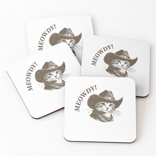 Item preview, Meowdy Cowboy Cat Funny Western Retro 90s Graphic designed and sold by roartusa.