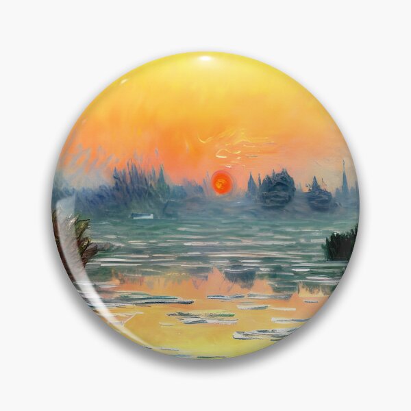Item preview, Sunset on the Seine in Winter designed and sold by artdesignsnow.