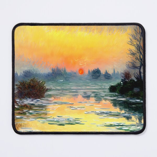 Item preview, Sunset on the Seine in Winter designed and sold by artdesignsnow.