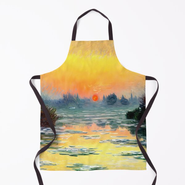 Item preview, Sunset on the Seine in Winter designed and sold by artdesignsnow.
