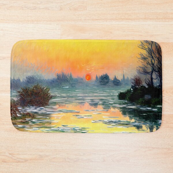 Item preview, Sunset on the Seine in Winter designed and sold by artdesignsnow.