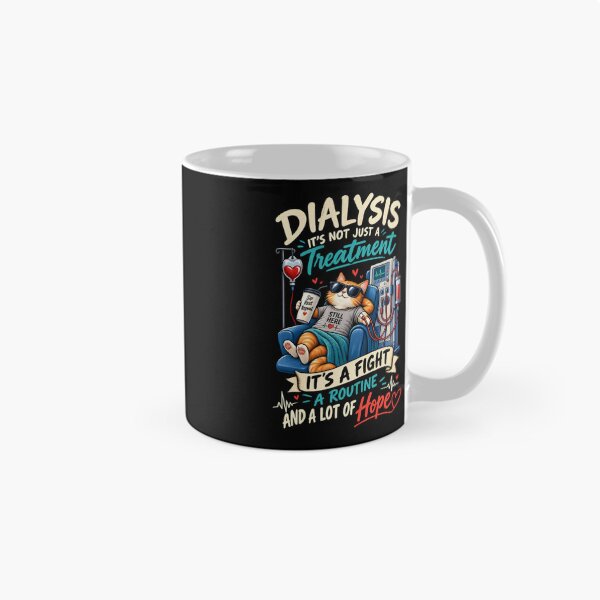 Item preview, Dialysis Treatment Cat – A Fight, A Routine, A Lot of Hope designed and sold by SidTastic .