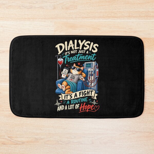 Item preview, Dialysis Treatment Cat – A Fight, A Routine, A Lot of Hope designed and sold by SidTastic .