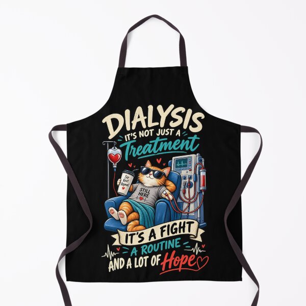 Item preview, Dialysis Treatment Cat – A Fight, A Routine, A Lot of Hope designed and sold by SidTastic .