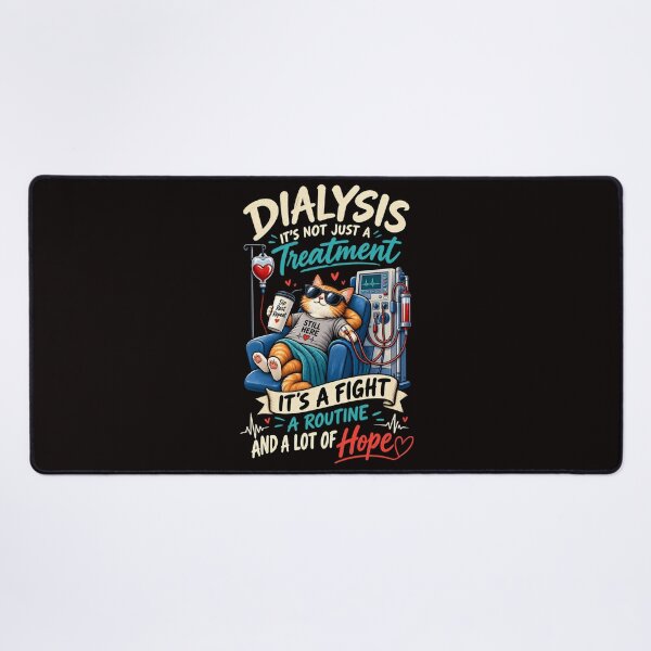 Item preview, Dialysis Treatment Cat – A Fight, A Routine, A Lot of Hope designed and sold by SidTastic .