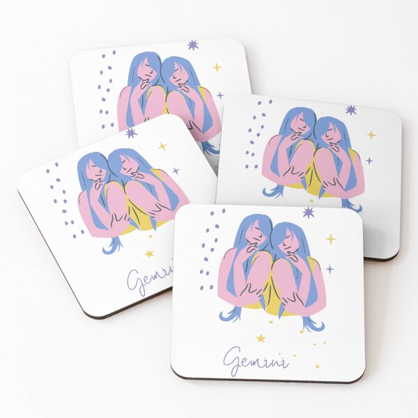 Item preview, Gemini: Gemini Zodiac Sign Retro Celestial Art - Vintage Astrology designed and sold by thegreatblip.