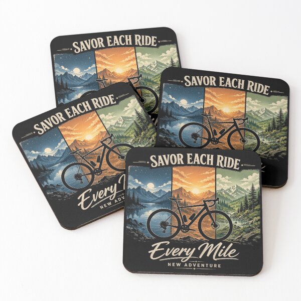 Item preview, Savor Each Ride Every Mile New Bicycle Adventure designed and sold by CF_VintageDesign.