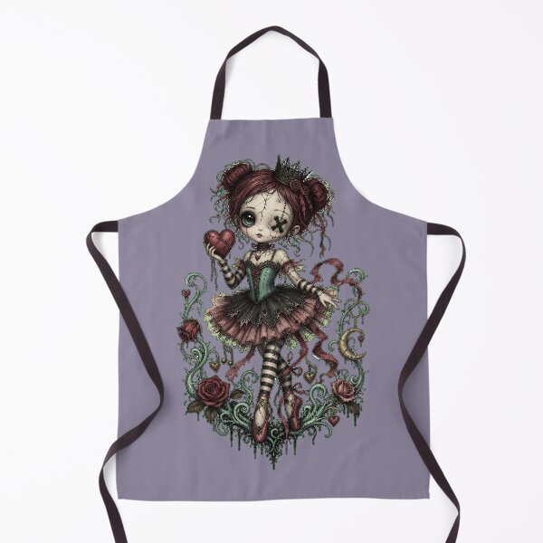 Item preview, Zombie Ballerina Doll | Gothic Ballet Heart Art designed and sold by Cute & Rotten.