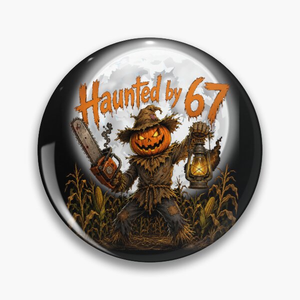 Item preview, Haunted by 67 – funny ghost and pumpkin halloween costume designed and sold by TheEndDesign.