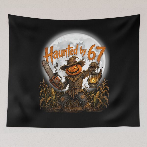 Item preview, Haunted by 67 – funny ghost and pumpkin halloween costume designed and sold by TheEndDesign.