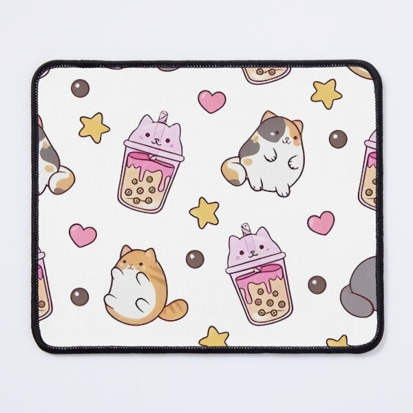 Item preview, Kawaii Kitties & Pink Boba Delight designed and sold by daviddisiniga.