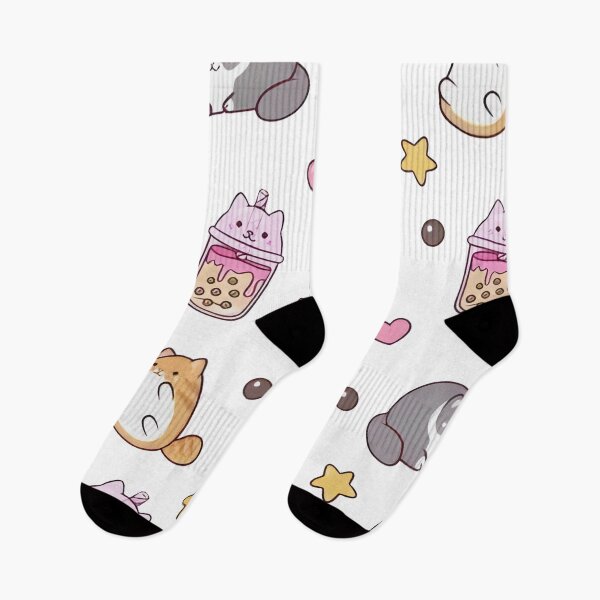 Item preview, Kawaii Kitties & Pink Boba Delight designed and sold by daviddisiniga.