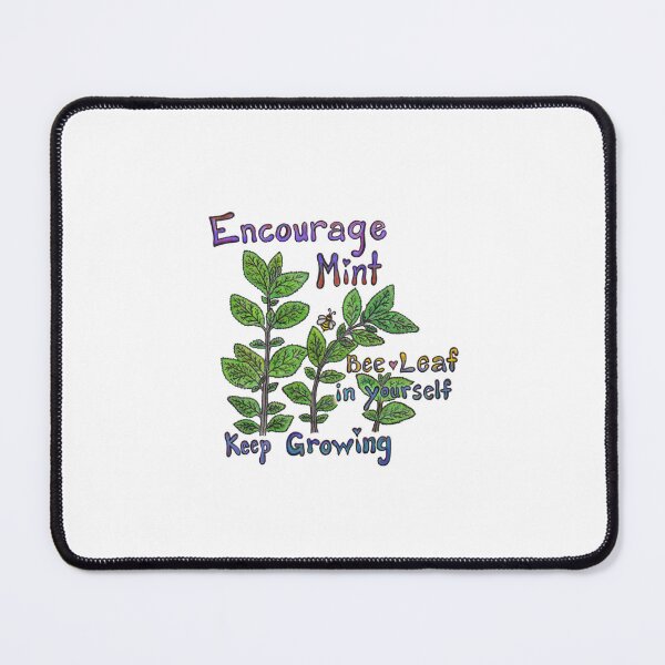 Item preview, Mint - spiration (encourageMINT, believe in yourself, keep growing!) designed and sold by ArtByAbend.
