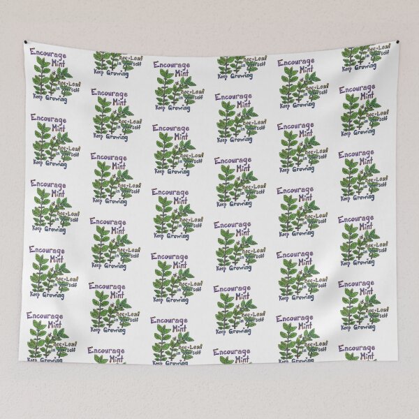 Item preview, Mint - spiration (encourageMINT, believe in yourself, keep growing!) designed and sold by ArtByAbend.