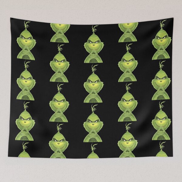 Item preview, Grinch Sneaky Evil Smile Christmas Mischief Cartoon Art designed and sold by PeyronnelArt.