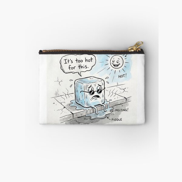Item preview, Melting Ice Cube Too Hot For This Summer Humor designed and sold by Michaelragheb.