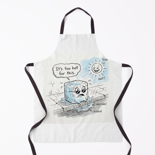 Item preview, Melting Ice Cube Too Hot For This Summer Humor designed and sold by Michaelragheb.