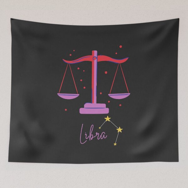Item preview, Libra: Libra Zodiac Sign Retro Celestial Art - Vintage Astrology designed and sold by thegreatblip.