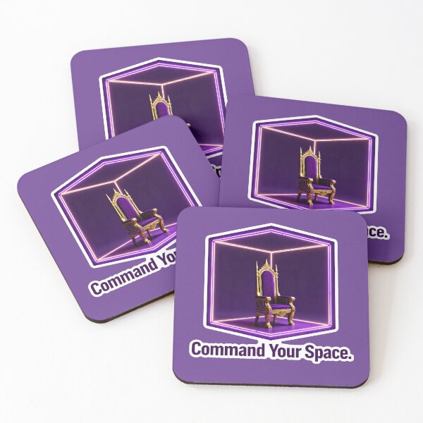 Item preview, Privacy Protection - Command Your Space , Neon Purple Gold Throne Empowerment Aesthetic designed and sold by Dezinix.
