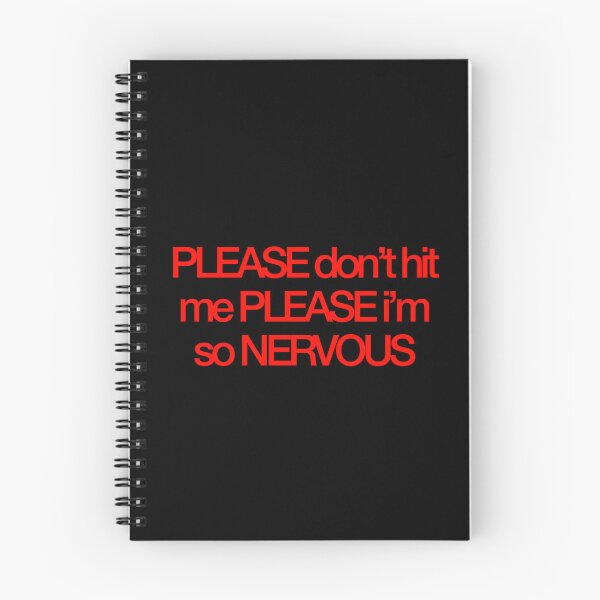 Item preview, PLEASE don't hit me PLEASE i'm so NERVOUS bumper sticker designed and sold by beautifulprince.