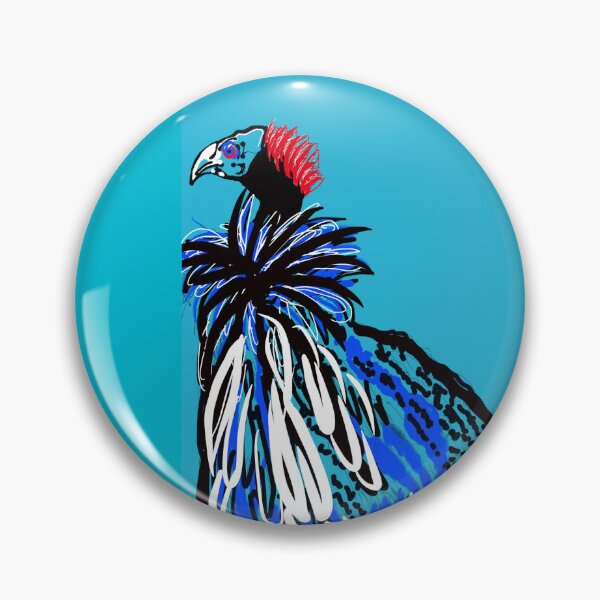 Item preview, Vulture Guineafowl designed and sold by TinaJostDesigns.