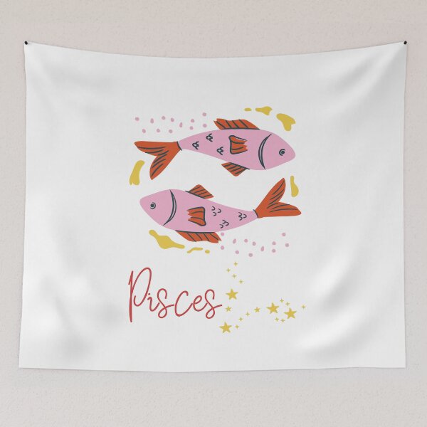 Item preview, Pisces: Pisces Zodiac Sign Retro Celestial Art - Vintage Astrology designed and sold by thegreatblip.