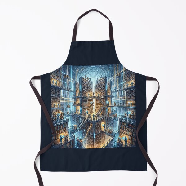 Item preview, Futuristic AI Data Architecture Vault Isometric Sci-Fi Library designed and sold by Michaelragheb.