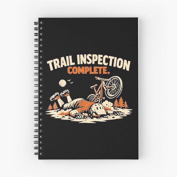 Item preview, Trail Inspection Complete Mountain Biking Funny MTB designed and sold by DaphoLatara.