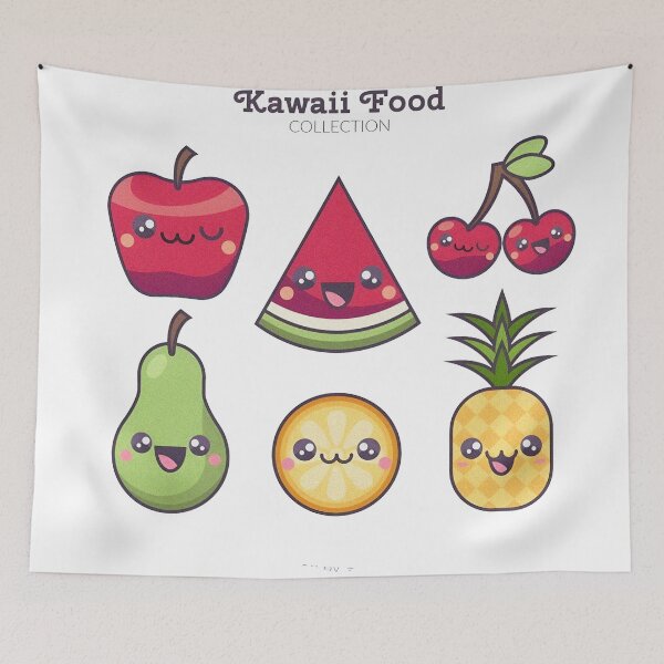 Item preview, kawaii fruit Cute Aesthetic designed and sold by daviddisiniga.