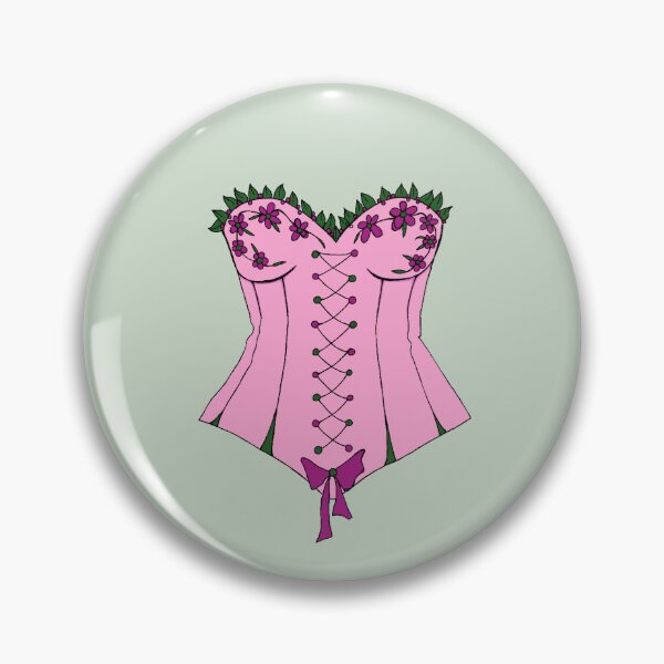 Item preview, Pink and Green Corset  designed and sold by beautifulprince.