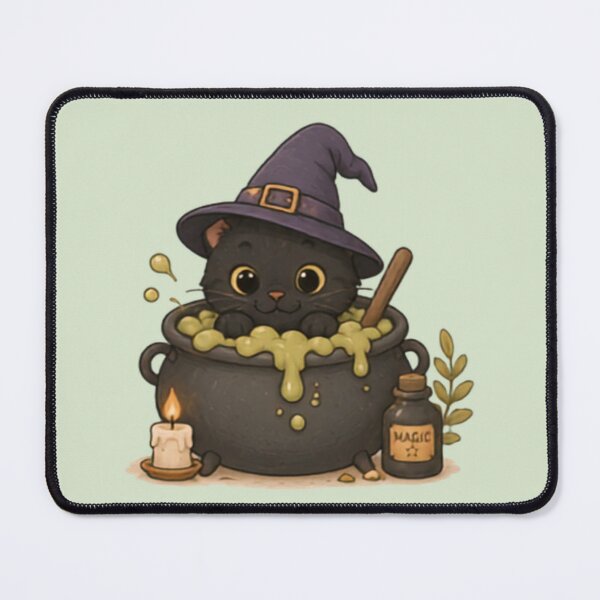 Item preview, Witches Brew Cat designed and sold by MellowMunchkins.