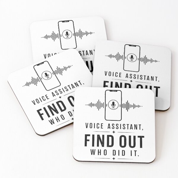 Item preview, Voice Assistant Find Out Who Did It – True Crime designed and sold by Noventra112.