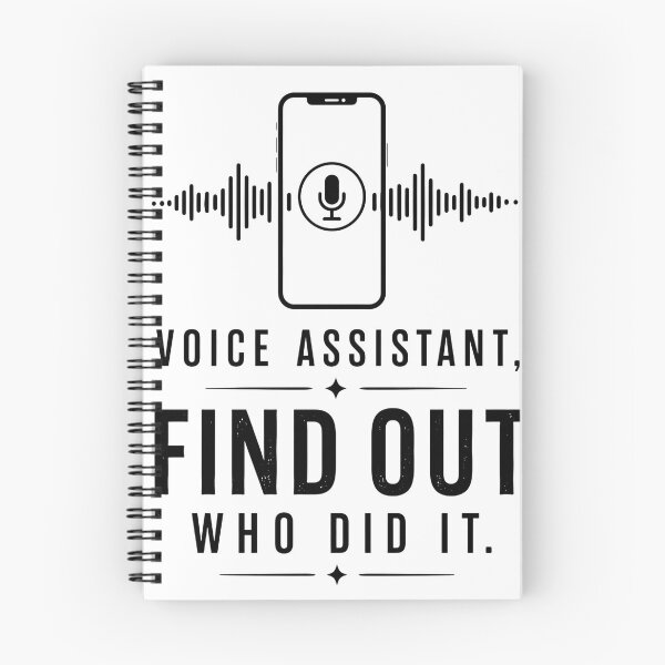 Item preview, Voice Assistant Find Out Who Did It – True Crime designed and sold by Noventra112.