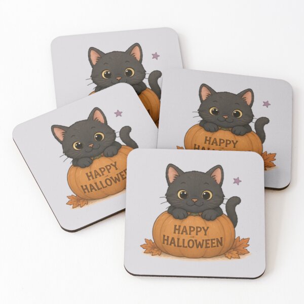 Item preview, Halloween Pumpkin Cat designed and sold by MellowMunchkins.